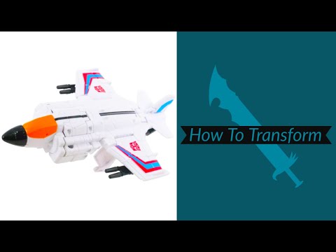 How To Transform: Transformers Age Of The Primes Deluxe Class Slingshot (Alt To Robot Mode)