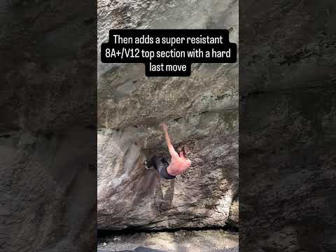 Remote Working 8C/V15 First Ascent #climbing #bouldering #rockclimbing
