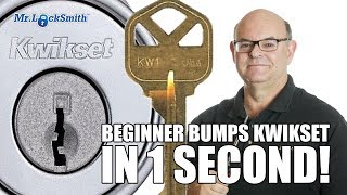 Beginner Bumps Kwikset in 1 Second! | Mr. Locksmith Video