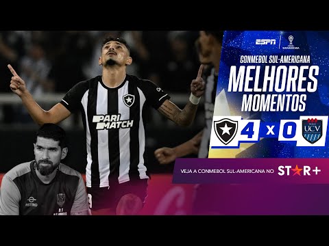 Gols e lances de Botafogo x Universidad César Vallejo