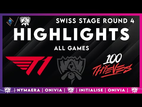 T1 vs 100T Highlights ALL GAMES | Worlds 2025 Swiss Stage | T1 vs 100 Thieves by Onivia