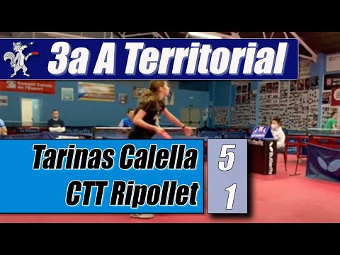 Tarinas Calella - CTT Ripollet 5-1 | 3a A Terr | Club Tennis Taula Calella