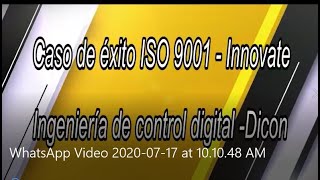 Caso de éxito Convocatoria INNOVATE - Ingeniería de Control Digital S.A. | Dicon