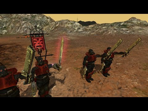Bloodline Mod 2021: Space Marines vs Chaos Space Marines & Renegades! WH 40K: Dawn Of War: Soulstorm
