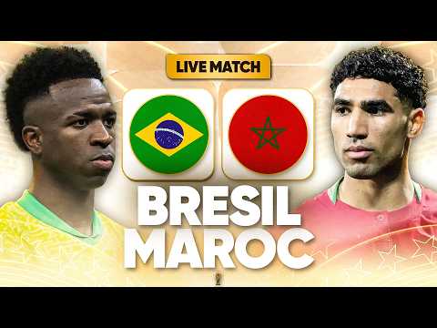 🔴🇧🇷🇲🇦 BRESIL - MAROC LIVE / 🔥🇲🇦DIMA MAGHRIB !! / LE CHOC TANT ATTENDU ! / 🏆COUPE DU MONDE 2026 / CDM