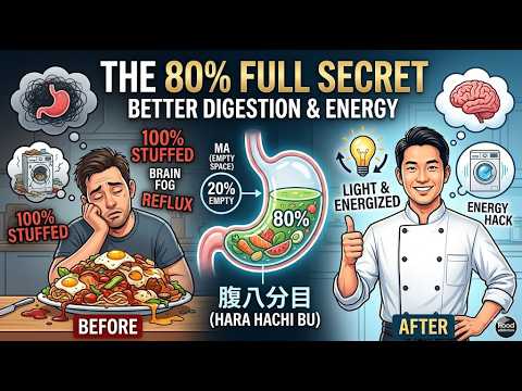 The 80% Full Secret: A Japanese Chef’s Guide to Better Digestion and Energy