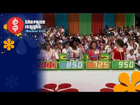 TWO ROUNDS OF OVERBIDS Slow Down Contestants Row - The Price Is Right 1982