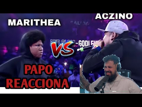 PAPO REACCIONA A ACZINO VS MARITHEA!! GOD LEVEL GRAND SLAM 2021.