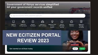 Ecitizen Service: Ecitizen portal modification review | New ecitizen Portal 2023