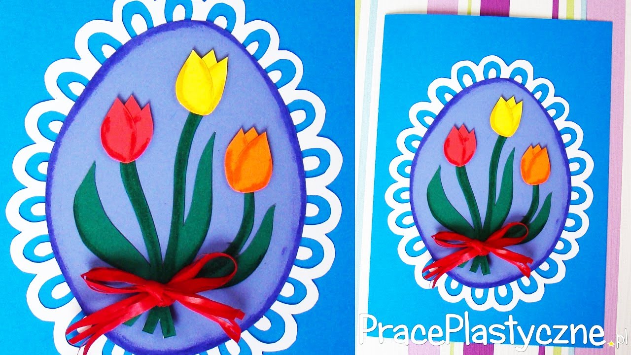 Jak zrobić kartkę z tulipanami?