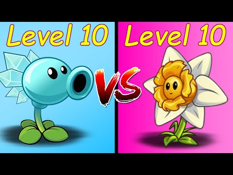 Snow Pea VS Draftodil - Who Will Win? - PVZ 2 Plant vs Plant