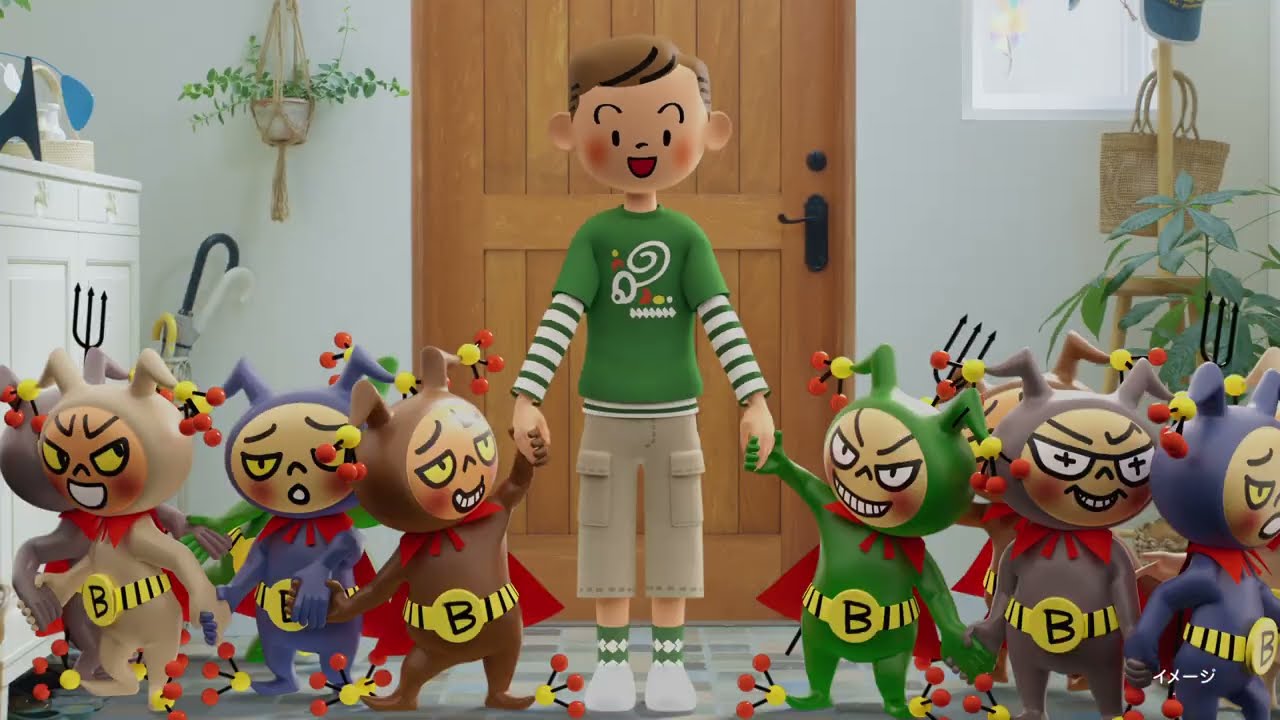 キレイキレイ薬用泡ハンドソープ「バイキン軍団」篇／15秒／ライオン