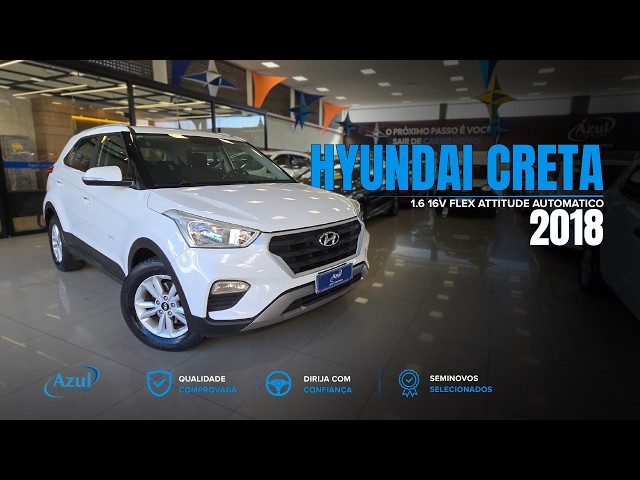 Vídeo HYUNDAI CRETA 1.6 16V FLEX ATTITUDE AUTOMATICO