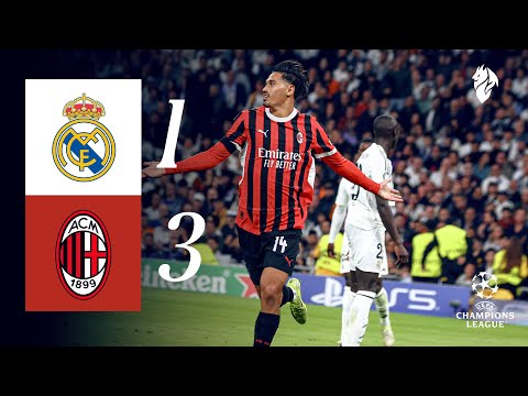 𝐀 𝐃𝐑𝐄𝐀𝐌 night at the Bernabéu | Real Madrid 1-3 AC Milan | Highlights #ChampionsLeague