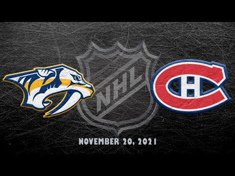 NHL Predators vs Canadiens | Nov.20, 2021