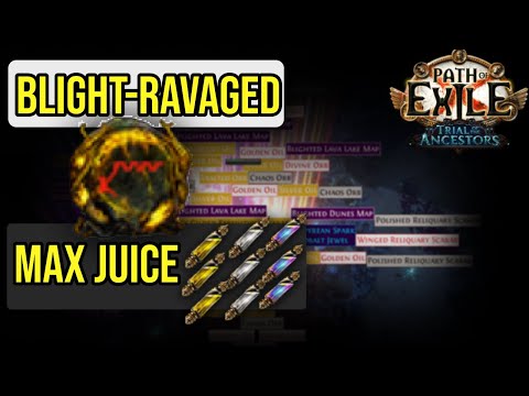 [3.22] How Much Can You Make with Max Juiced Blight-Ravaged Maps?