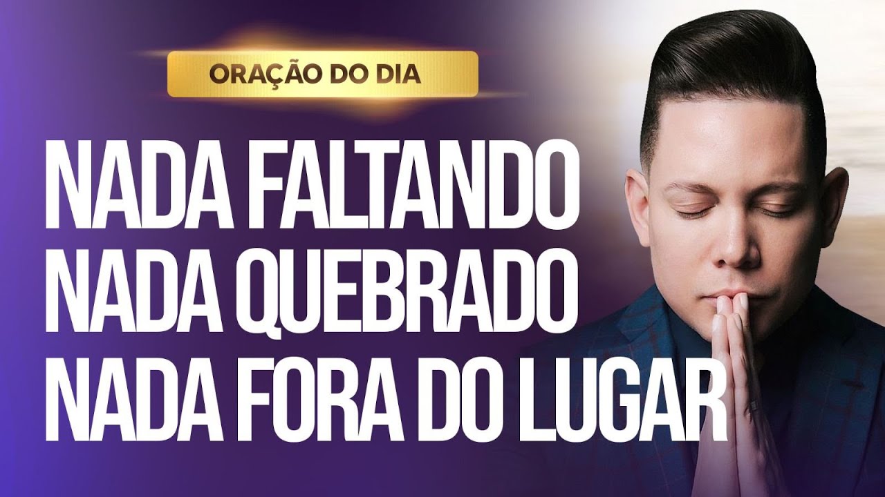 ORAÇÃO DO DIA - 23 DE AGOSTO