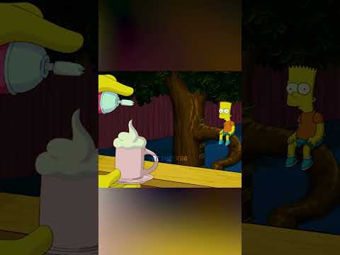 Bart Tries Ned’s Cocoa☕ || #simpsons #shorts