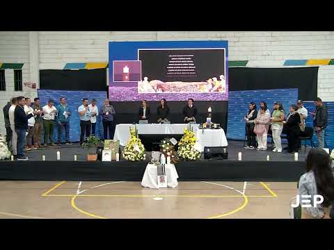 Acto de dignificación | Audiencia de Reconocimiento de Verdad Subcaso Antioquia Caso 03
