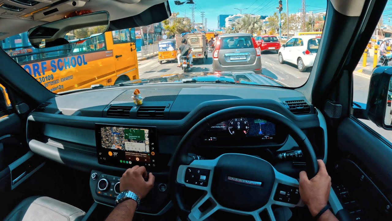 Defender 110 HSE (POV DRIVE) /4K Cinematic| Feels Like King On The Road!👑 #defender #landrover