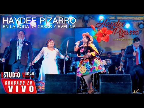 HAYDEE PIZARRO EN LA BODA DE CESAR Y EVELINA 2022