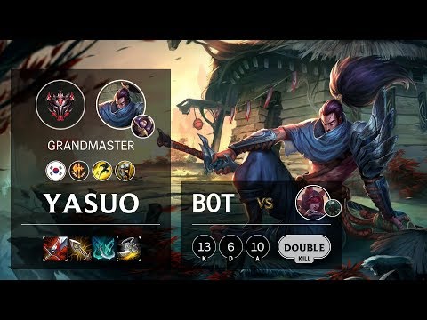 Yasuo Bot vs Xayah - KR Grandmaster Patch 10.6