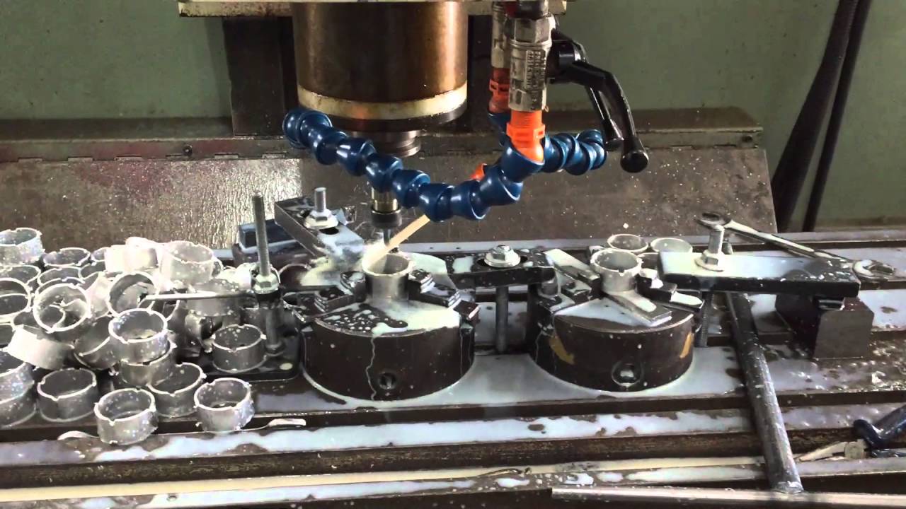 mill converted to linuxcnc first cuts