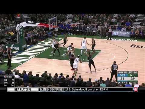 Thon Maker 04/17/2019 Detroit Pistons vs Milwaukee Bucks Highlights