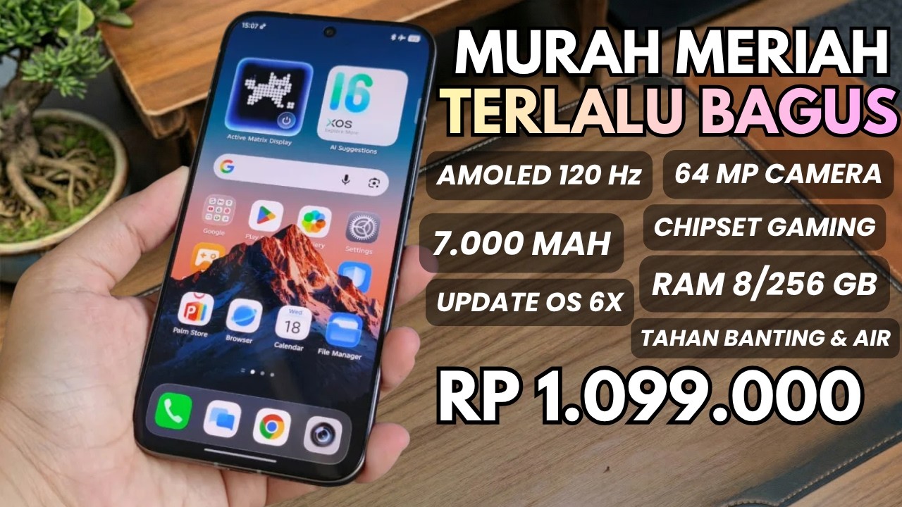 MURAH TAPI MEWAH‼️RAM 8/256 GB, 7000MAH - HP 1 JUTAAN KECIL TERBAIK DAN TERBARU 2026