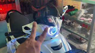 Future 125 LED 2022 Làm Xe Tận Nhà Bi Led T-Rex 1.0 Smartkey Honda Full Led An Giang