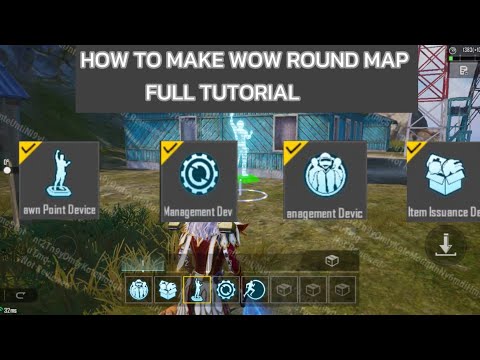 HOW TO MAKE WOW ROUND MAP FULL TUTORIAL  | WOW ROUND MAP PUBGM BGMI FULL TUTORIAL #pubgmobile