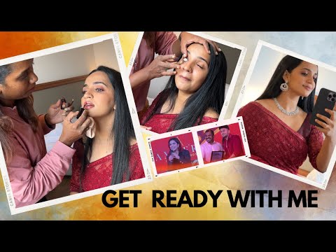 Getting ready for Social Media Awards | Flowers and Instagram |  Makeup Look | Malavika Krishnadas