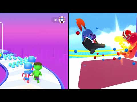 Heroes Run Level 25 vs Join Blob Clash 3D Level 55 Gameplay - Video Game PikaName