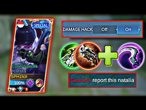 NATALIA HACK DAMAGE BUILD IS HERE 100% BROKEN🔥?! | - Mobile Legends