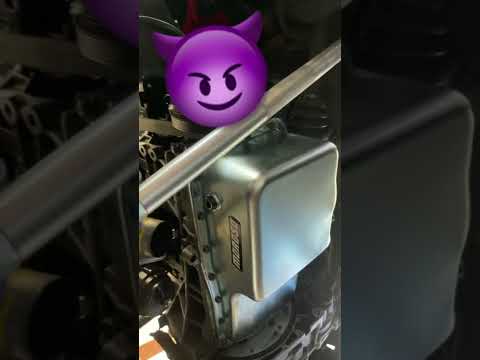 B16 Moroso oil pan install. Best Turbo drain I’ve seen yet.