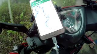 得恩亞納社區下山_中途輾到大石頭摔車 2K | SJ6 Legend