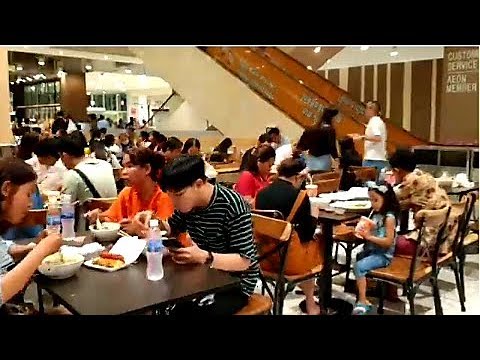 Buy Some Foods And Eat At Aeon Mall - Popular Super Market In Phnom Penh Video