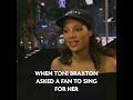 When ToniBraxton Asked A Fan To Sing For Her 1998