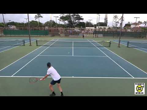 #3 Vojtech Vlkovsky vs.Hunter Fujimori SF HIGHLIGHTS - Lokahi Winter Challenge UTR 2022