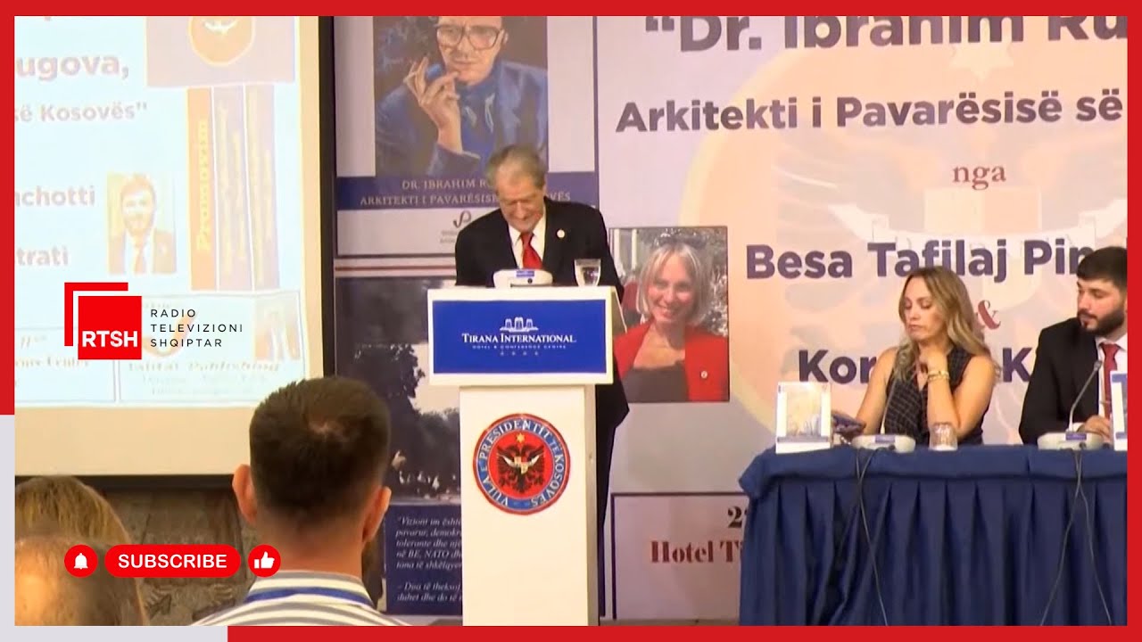 Promovohet libri “Ibrahim Rugova, arkitekti i Pavarësisë së Kosovës”, Berisha: Pacifisti radikal që bashkoi shqiptarët