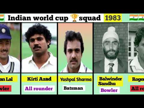 1983 cricket world cup, Indian Cricket team| 1983 Indian world cup final team