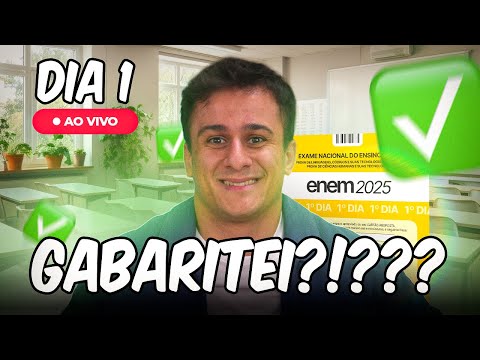 Corrigindo o PRIMEIRO dia do ENEM 2025
