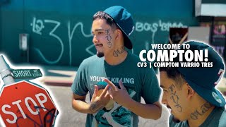 Welcome To Compton! CV3 Compton Varrio Tres | Walkthrough The Trenches w/ Tboy Blue #compton #vlog
