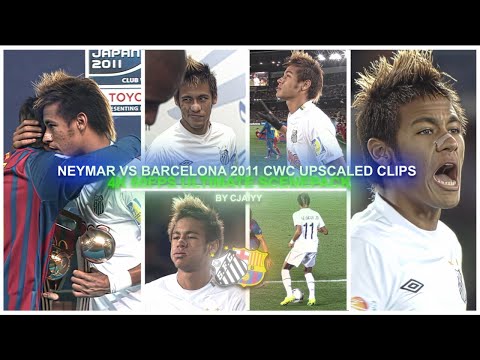 Neymar JR vs Barcelona CWC Finals 2011 ● 4K60FPS SCENEPACK / ● ( ADDED TOPAZ NO AE CC) FOR EDITING