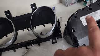 Replacing broken instrument cluster cover on Jaguar fpace 2018