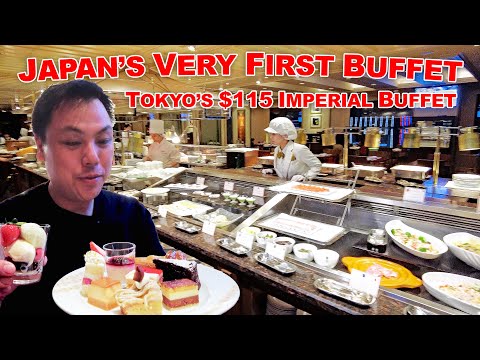 Visitando o primeiro buffet do Japão em Tóquio! - O Buffet Imperial de US$ 115