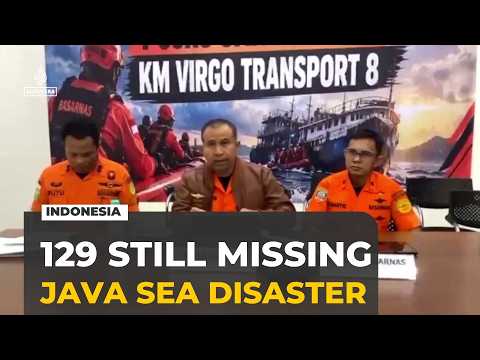 Indonesia ferry disaster: Search continues for 129 missing in Java Sea