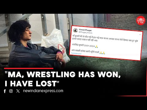 Vinesh Phogat ends her 23-year wrestling career after disqualification from Paris Olympics