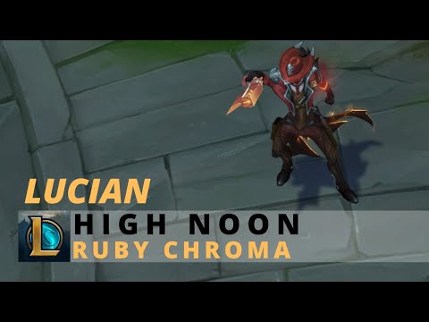 High Noon Lucian Ruby Chroma - League Of Legends