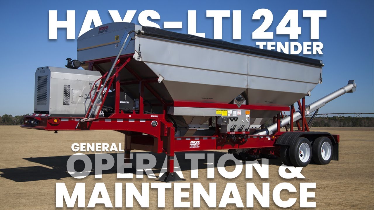 Hays-LTI 24T Tender Operation Video